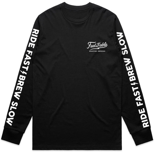 RIDE FAST, BREW SLOW LONGSLEEVE TEE - PRE ORDER